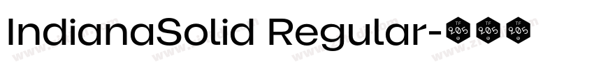 IndianaSolid Regular字体转换